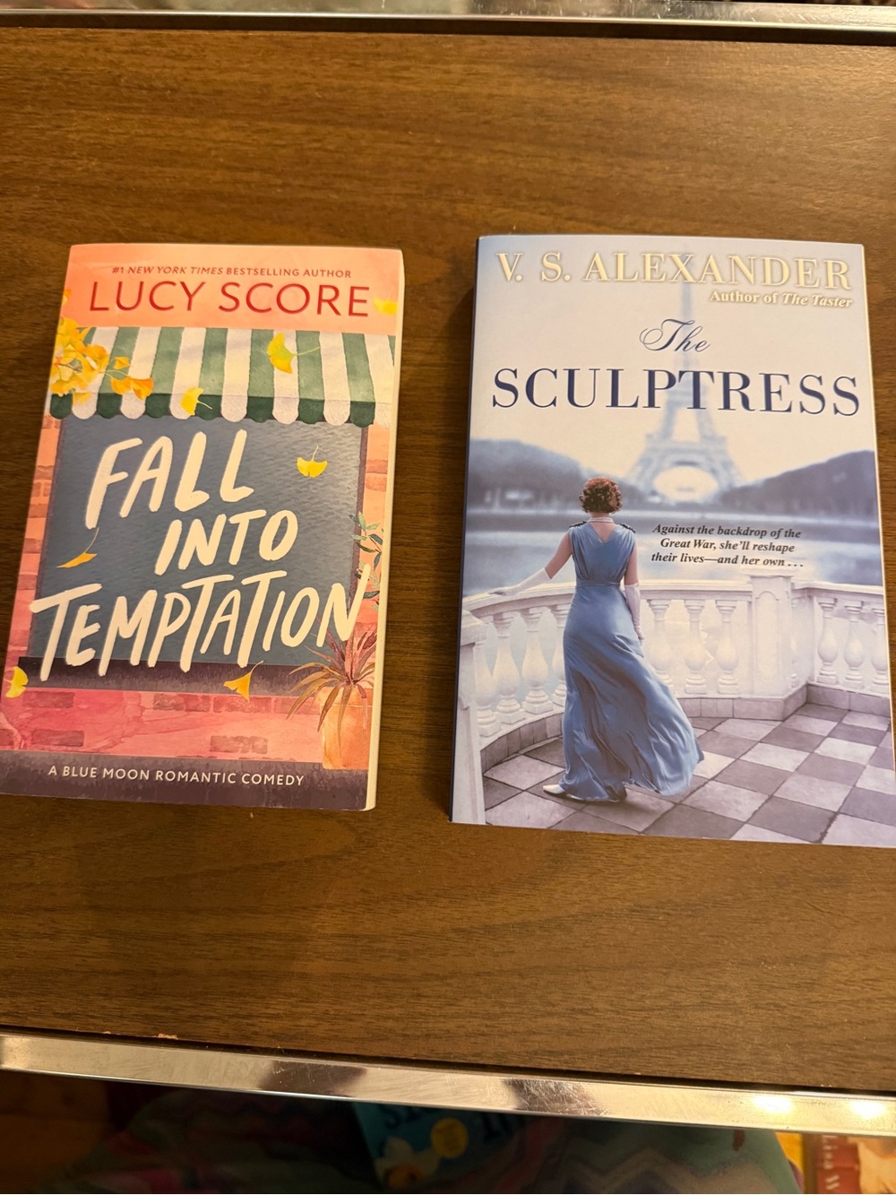 Fall Into Temptation & The Sculptress — Two Paperback Romances